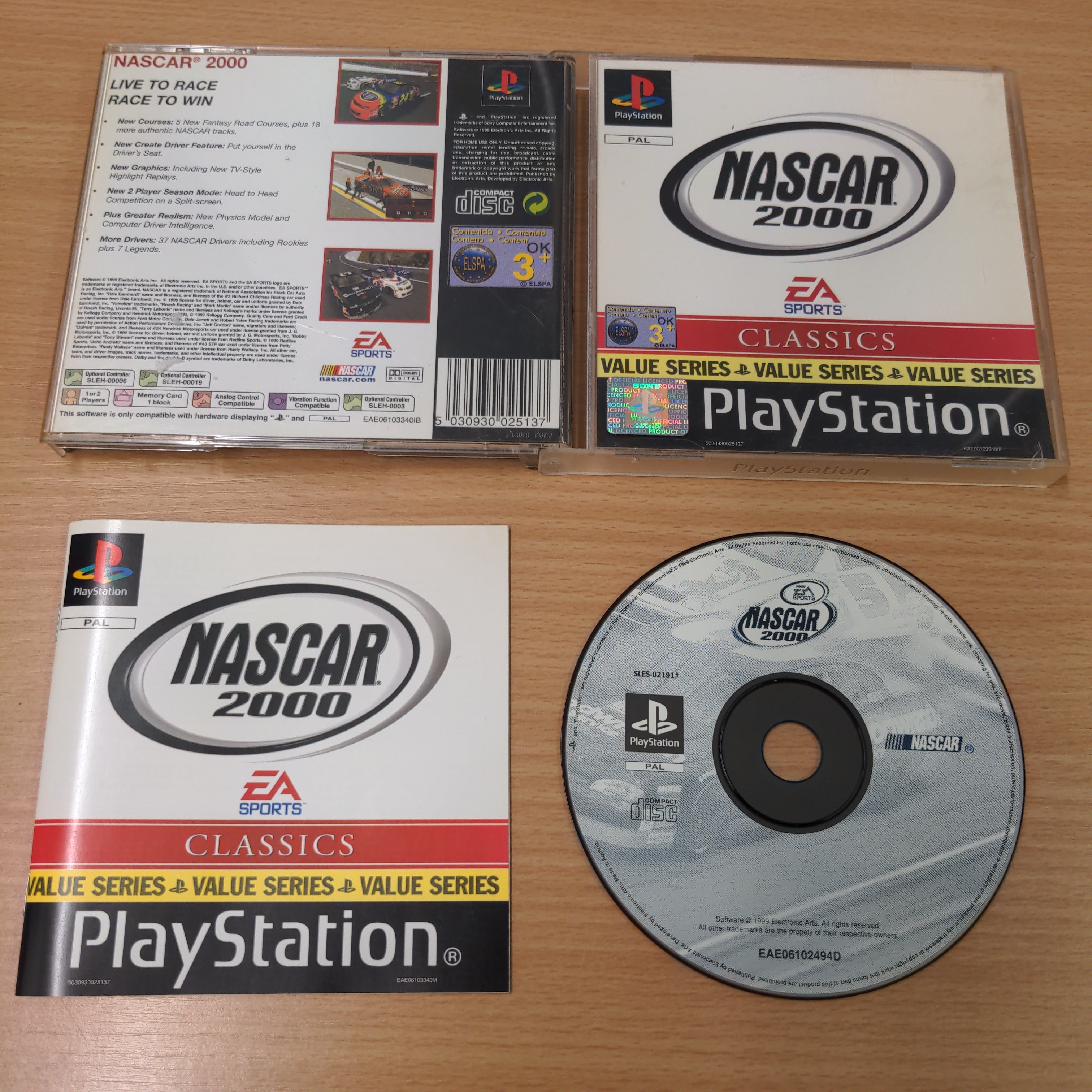 NASCAR 2000 (Value Series) Sony PS1 game NASCAR 2000 (Value Series) Sony PS1 game